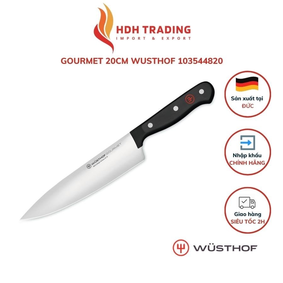 Dao nhà bếp kiểu Âu Wusthof Gourmet 20cm | HDH Store - Đồ gia dụng ...