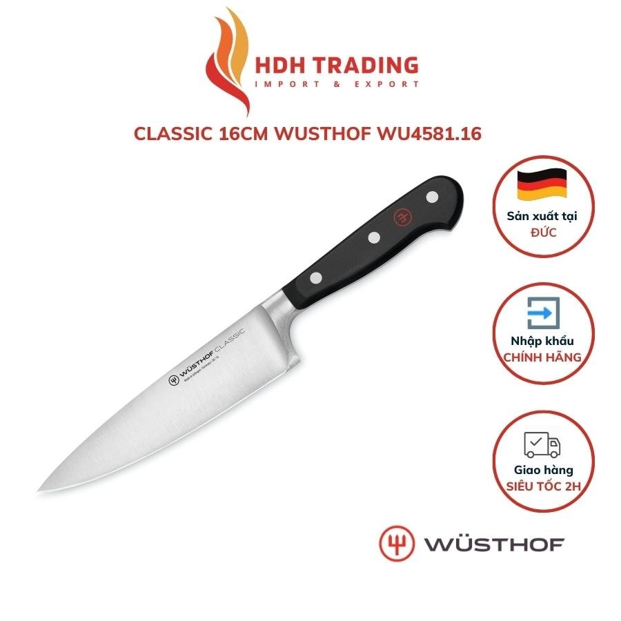 Dao nhà bếp Wusthof Classic 16cm | HDH Store - Đồ gia dụng Châu Âu