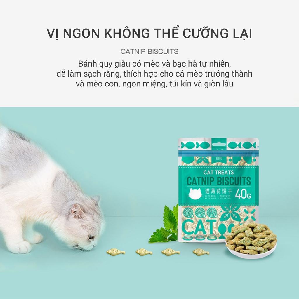 Bánh Cá Catnip Biscuits