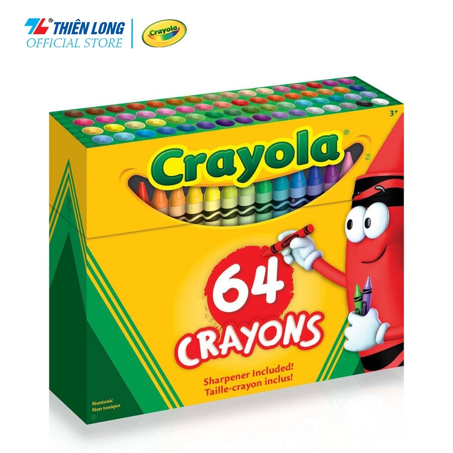 Bo but sáp 64 màu Crayola - Nha sach Hong Bach