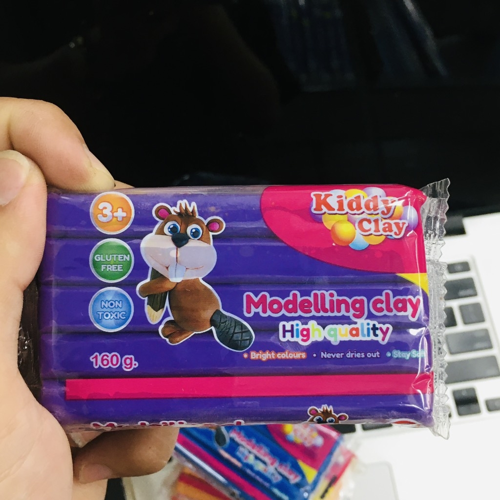 Đất nặn Kiddy Clay 160g PO-160-1 - Nhà Sách Hồng Bách