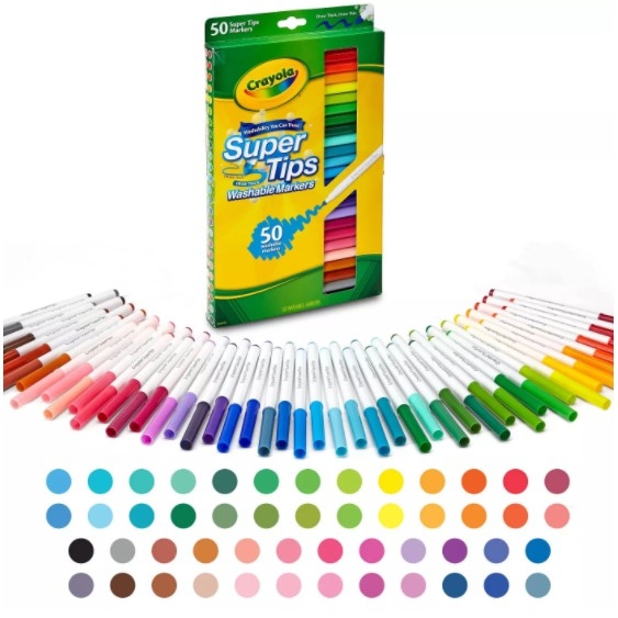 Bo but long 50 mau Crayola 585050 - Nha sach Hong Bach