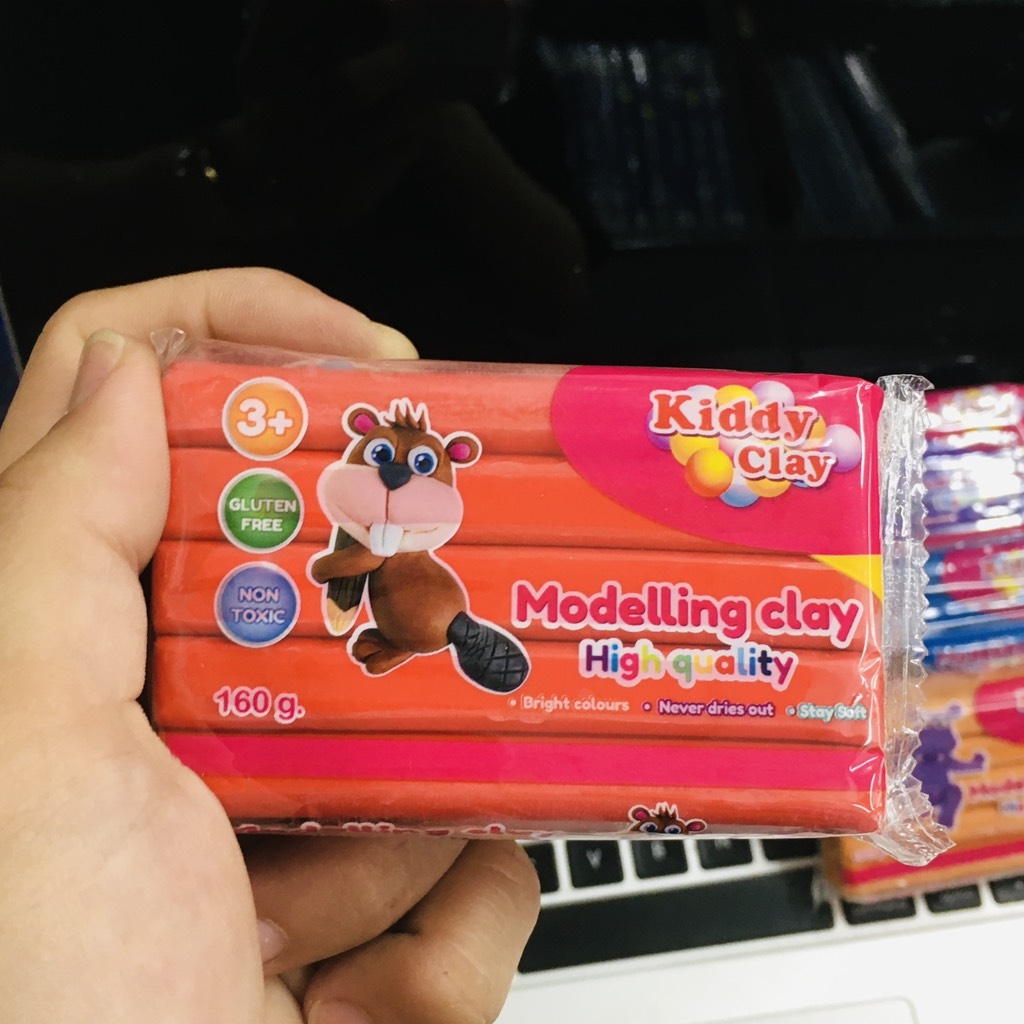Đất nặn Kiddy Clay 160g PO-160-1 - Nhà Sách Hồng Bách