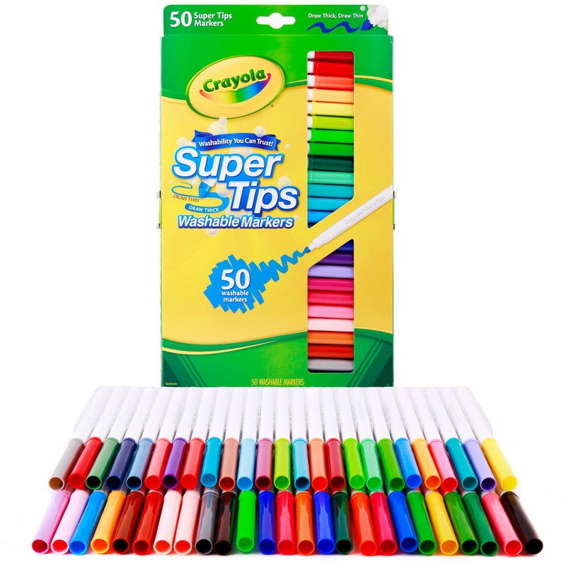 Bo but long 50 mau Crayola 585050 - Nha sach Hong Bach