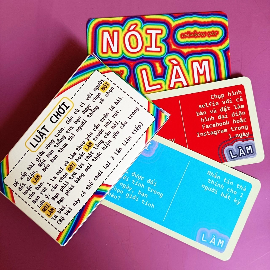 Nói hay Làm Raibow (Ver rainbow) - 28 lá - nha sach hong bach