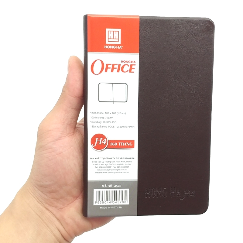 Sổ da Hồng Hà 4570 H4 - nha sach Hong Bach