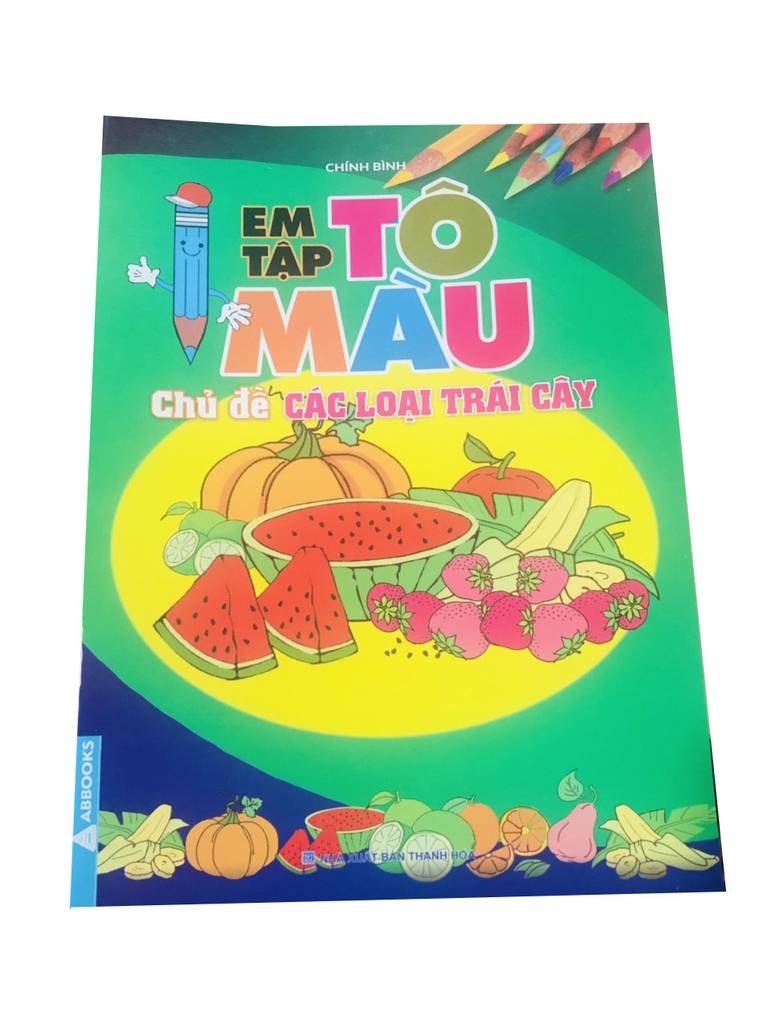 Em Tập Tô Màu - Chủ đề Các Loại Trái Cây Nhà sách Hồng Bách Em Tập Tô Màu - Chủ Đề Các Loại Trái Cây Nhà Sách Hồng Bách