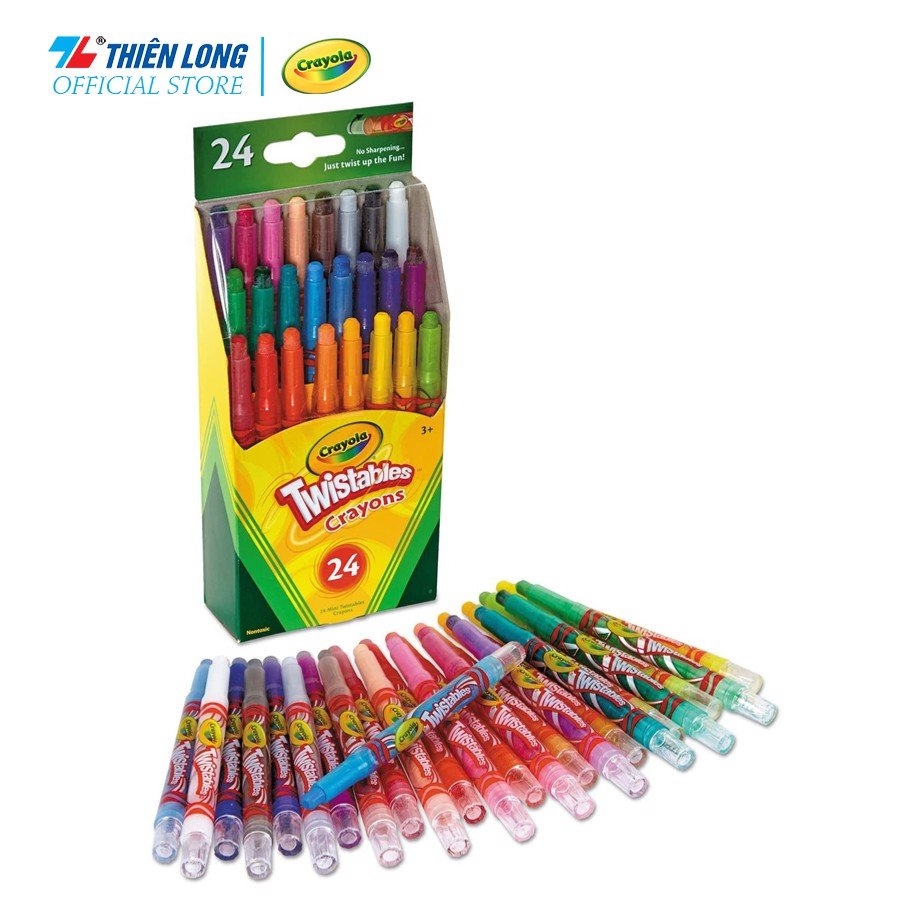 Bo sap van mini 24 mau Crayola - Nha sach Hong Bach