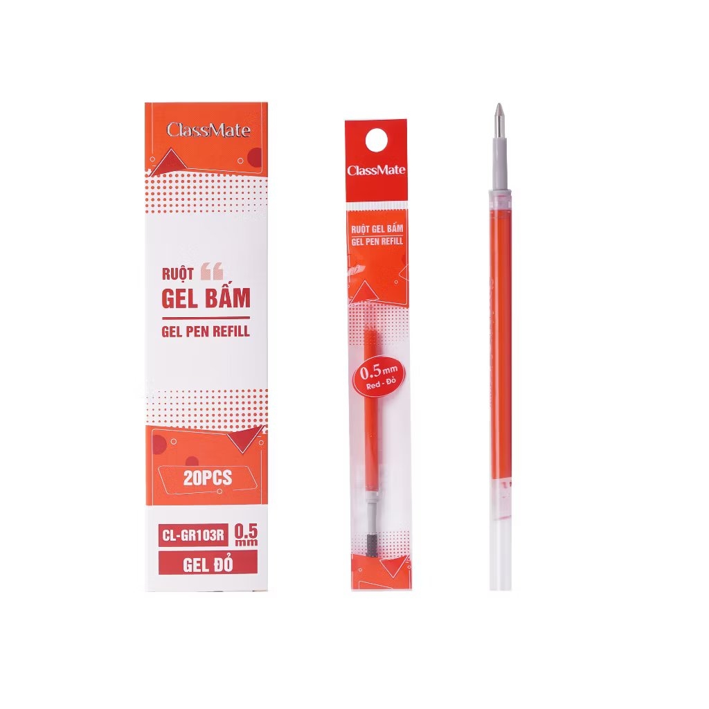 Bút Gel Bấm Ngòi 0.5mm Basic GP109 - Nhà Sách Hồng Bách.