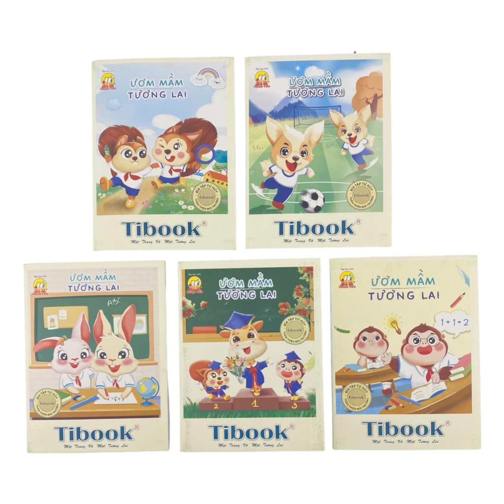 Tập Thuận Tiến Ươm Mầm Tương Lai 5 ô ly vuông - nha sach hong bach