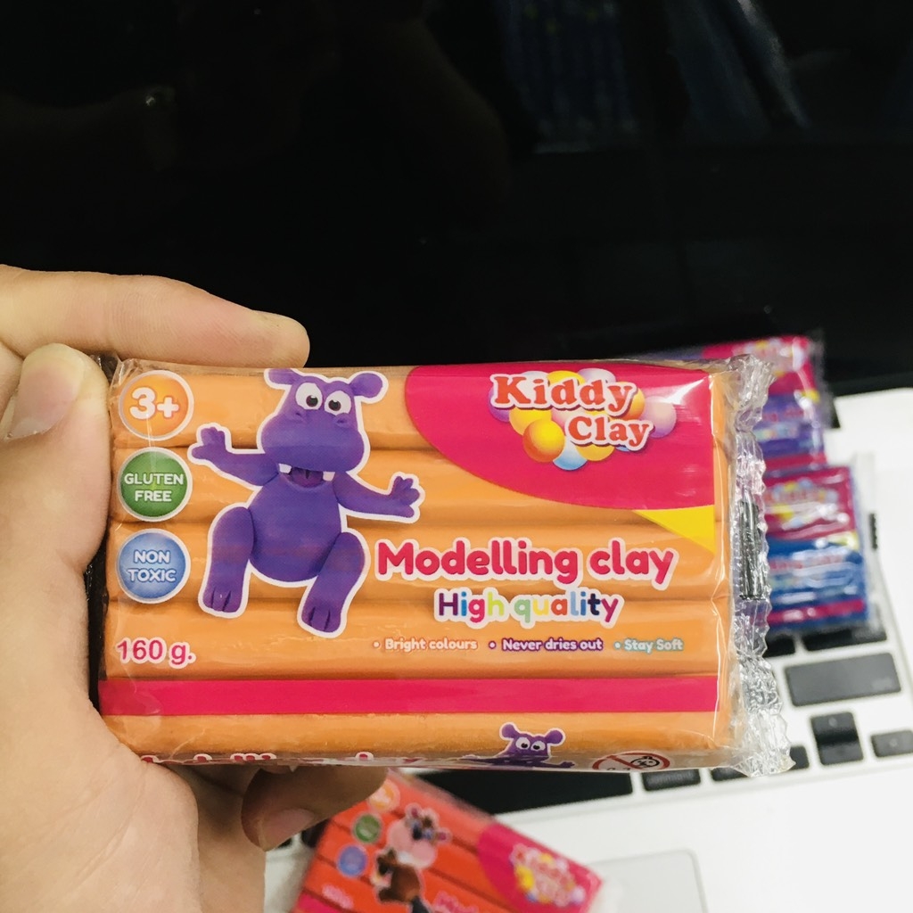 Đất nặn Kiddy Clay 160g PO-160-1 - Nhà Sách Hồng Bách