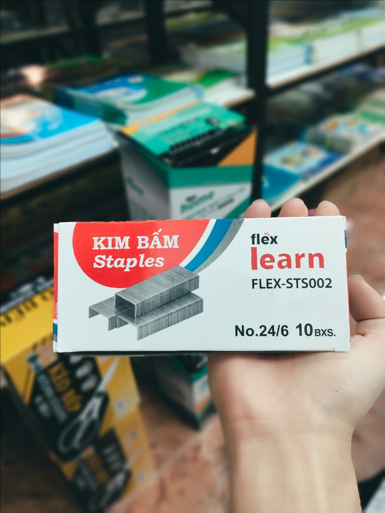 Kim Bấm  24/6 FLEXS - STS002 1000pcs. - Nhà Sách Hồng Bách.