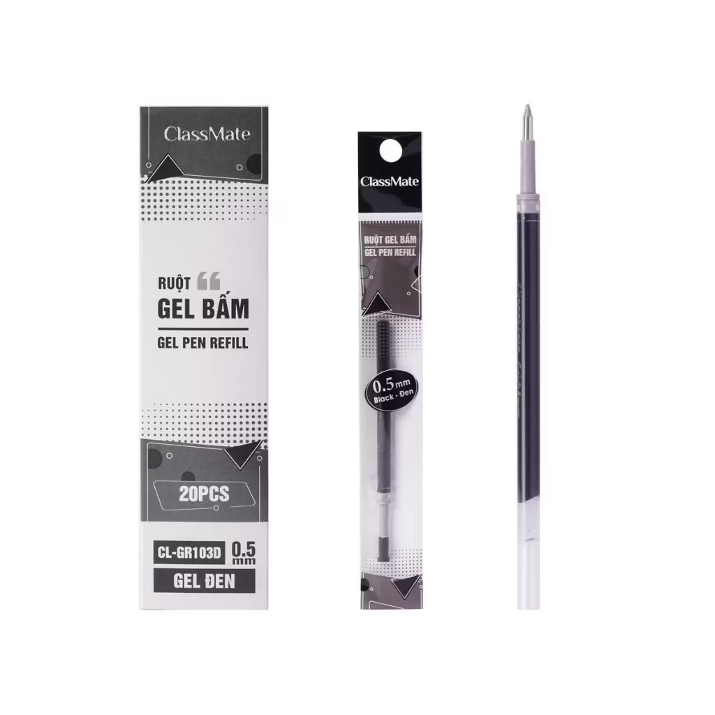 Bút Gel Bấm Ngòi 0.5mm Basic GP109 - Nhà Sách Hồng Bách.