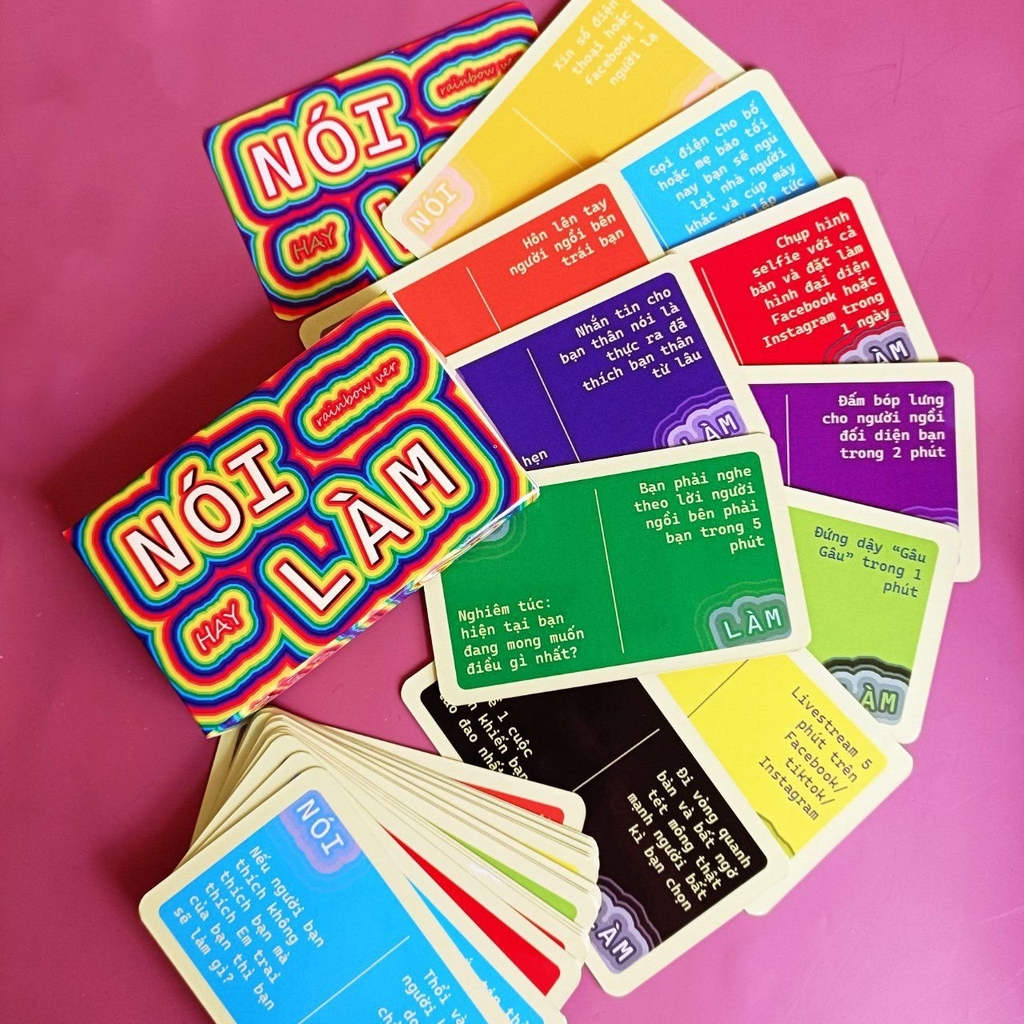 Nói hay Làm Raibow (Ver rainbow) - 28 lá - nha sach hong bach