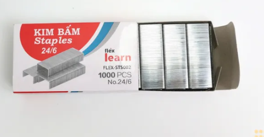 Kim Bấm  24/6 FLEXS - STS002 1000pcs. - Nhà Sách Hồng Bách.