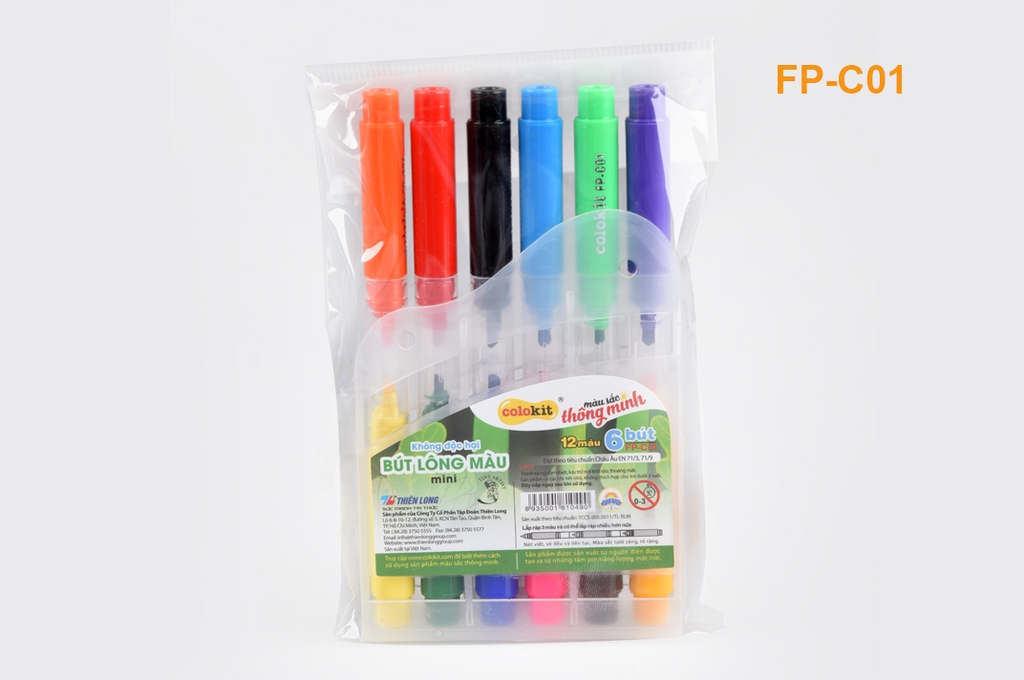Bút lông màu FP-C01 (12 màu)