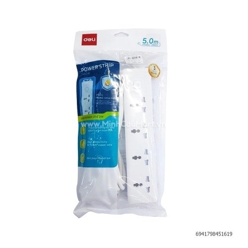 o cam dien 3 Chan da Nang Deli - Chieu Dài Day 3m/5m - Nha Sach Hong Bach