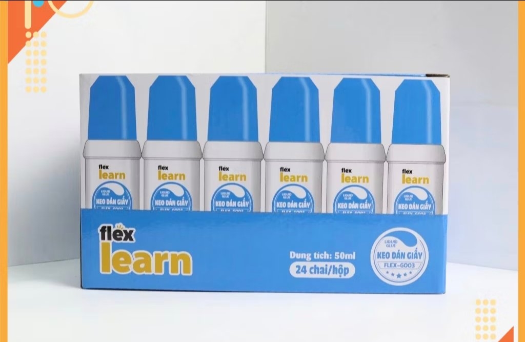 Chai Keo Nước Dán Giấy 50ml FLEX - F003 - Nhà Sách Hồng Bách.