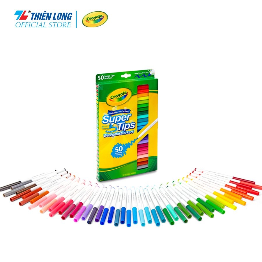 Bo but long 50 mau Crayola 585050 - Nha sach Hong Bach