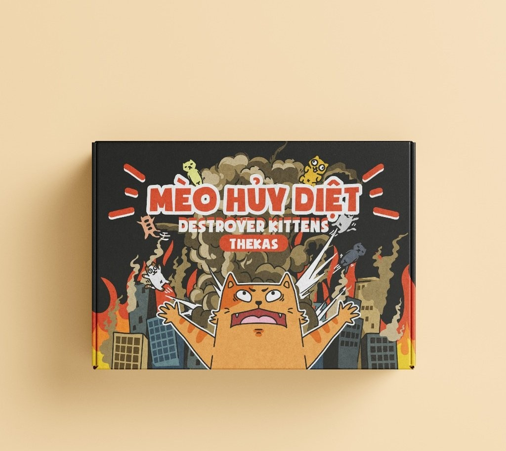 Mèo Huỷ Diệt (Mèo Nổ) - Hộp đen, nha sach Hong Bach