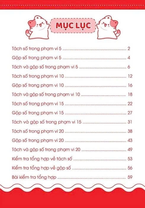 Sách Tách Gộp Trong Phạm Vi 20 - nha sach hong bach