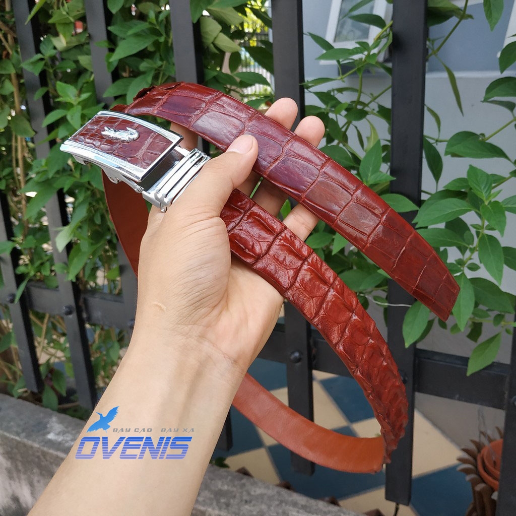 Thắt Lưng Da Cá Sấu Liền Nguyên Con N30ND