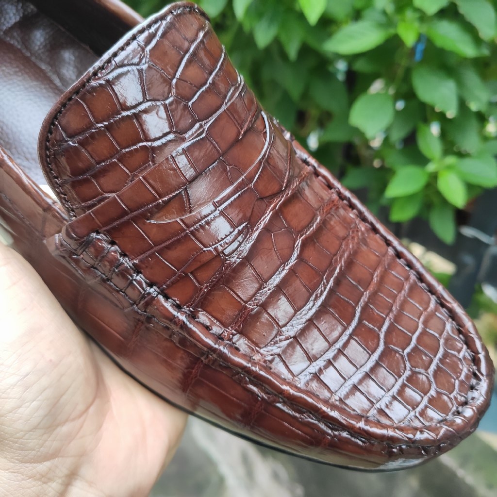 Giày Nam [DA BỤNG CÁ SẤU ĐẸP TINH TẾ] GL3N!