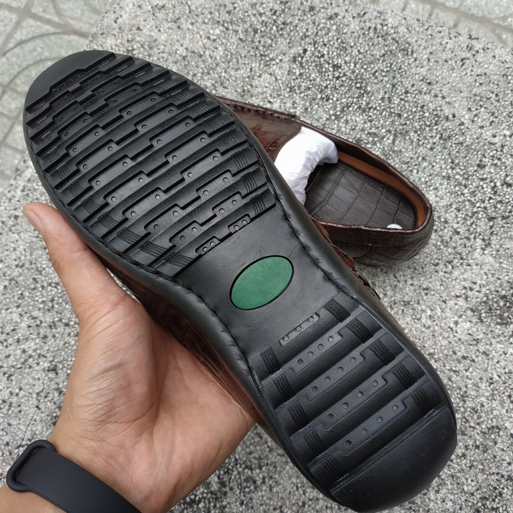 Giày Lười/mọi DA BỤNG CÁ SẤU ĐẸP NHẸ NHÀNG!