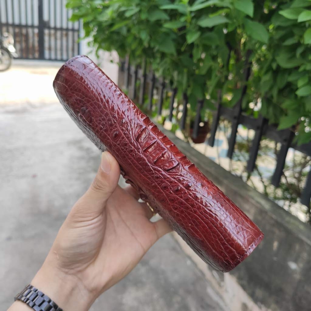 Túi đeo nữ DA CÁ SẤU GẬP 2 NHIỀU NGĂN!