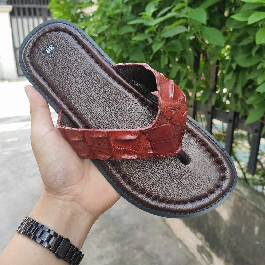 [RẺ VÔ ĐỊCH..] Dép kẹp nam gai lưng cá sấu!