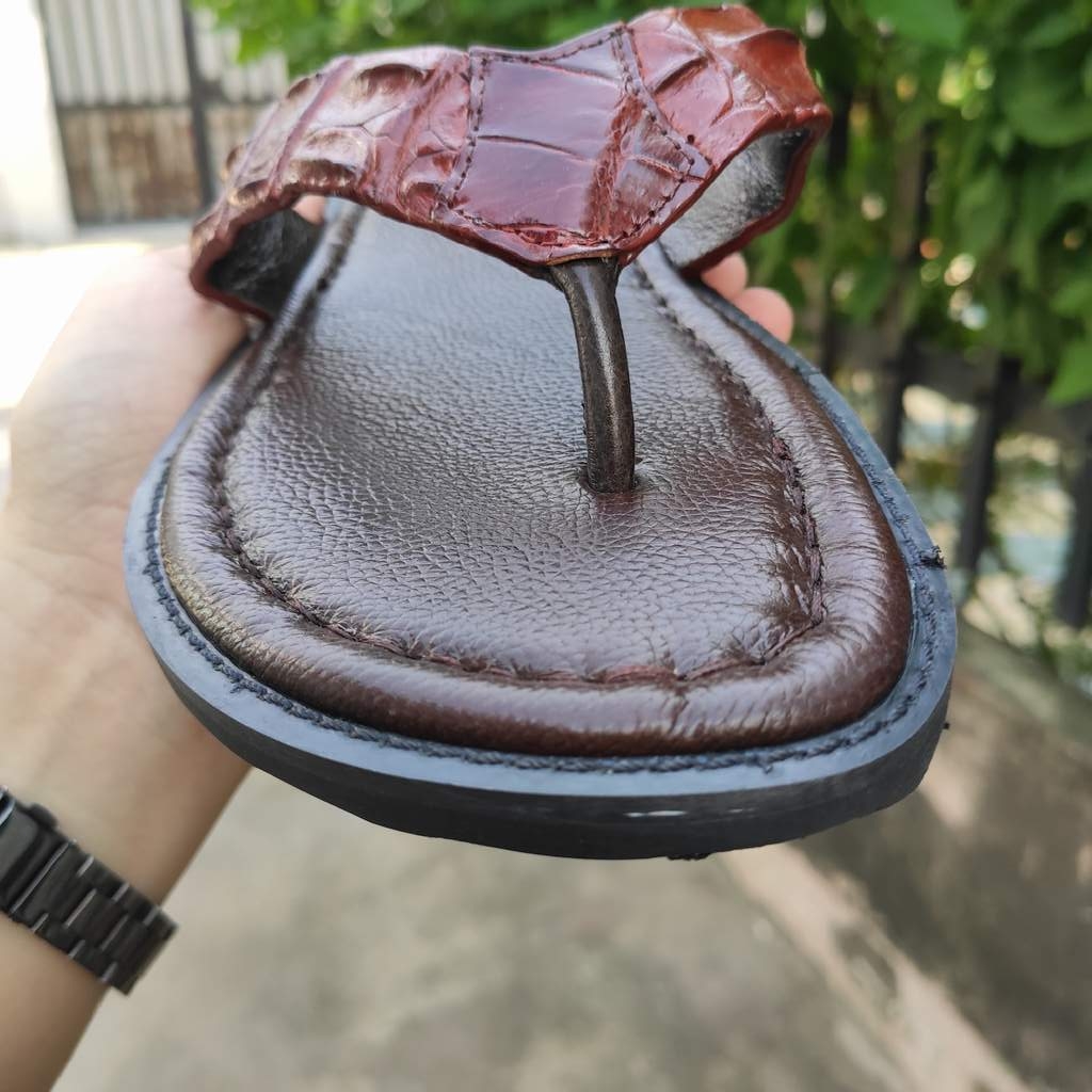 [RẺ VÔ ĐỊCH..] Dép kẹp nam gai lưng cá sấu!