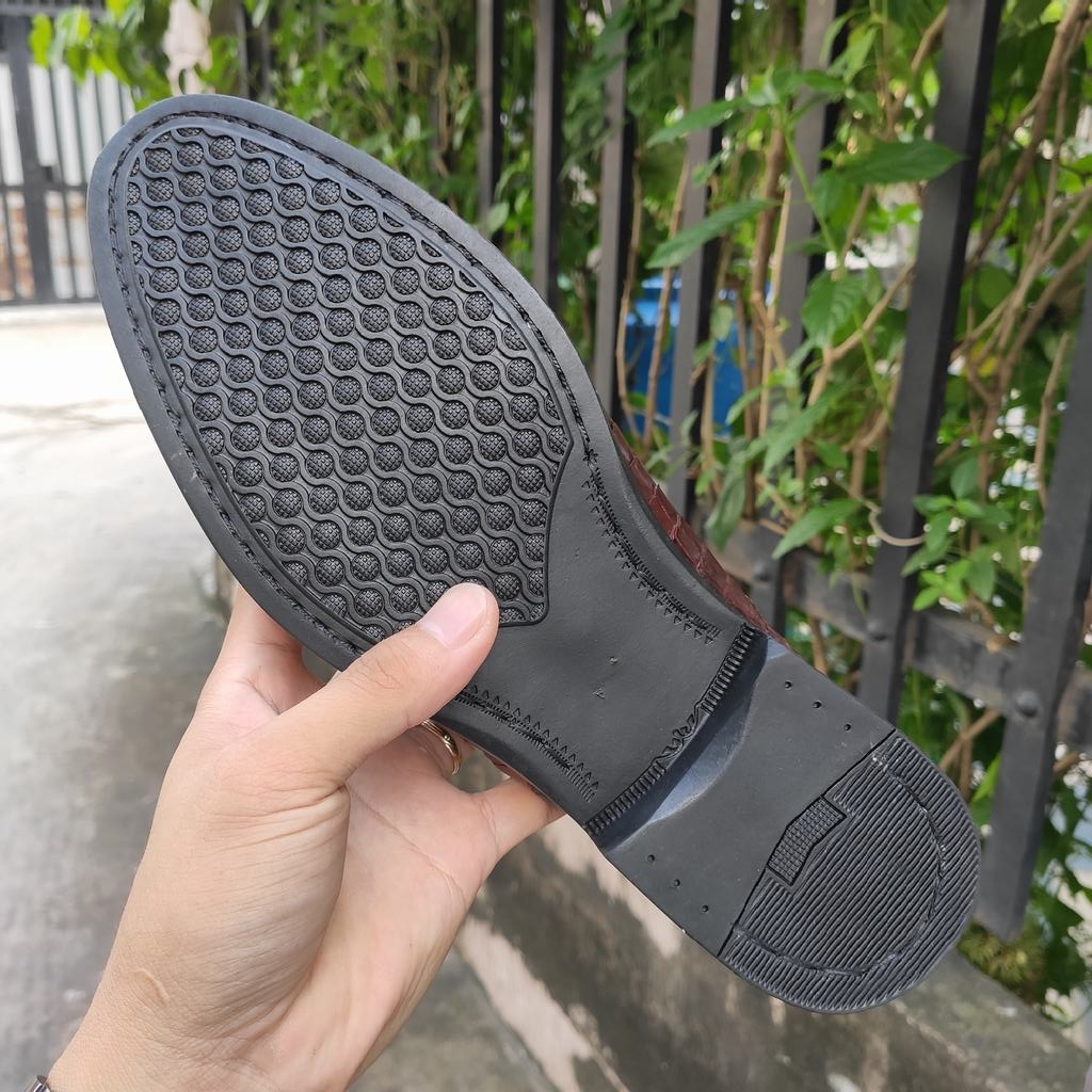Giày Sục Nam Loại Cao Cấp [DA CÁ SẤU TRƠN ĐẸP TINH TẾ] GS1N