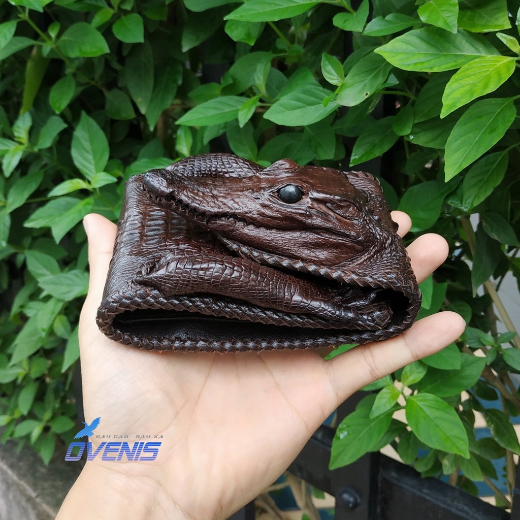Siêu Phẩm Ví Da Cá Sấu Nguyên Con Đầy Cá Tính VS1V01N