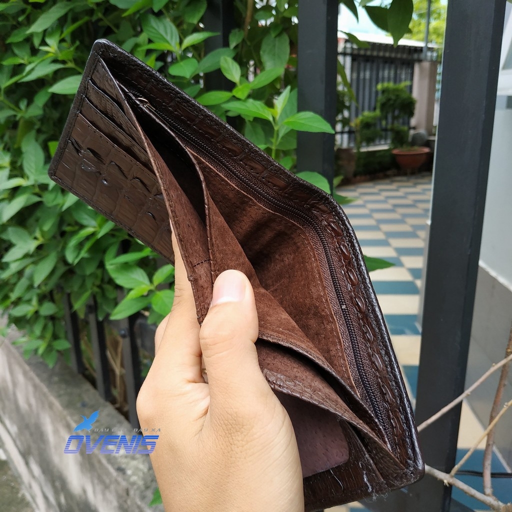 Ví Vây Đuôi Cá Sấu 2 Mặt VS216N