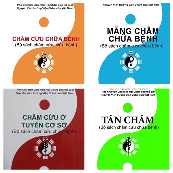 Bộ sách Châm cứu(Châm cứu tuyến cơ sơ, Tân châm, Châm cứu chữa bệnh, Mãng Châm)