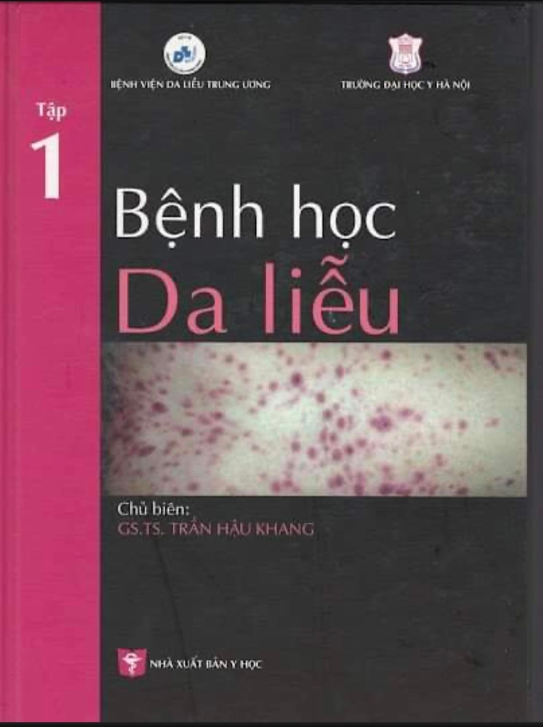 Sách Bệnh học Da liễu Tập 1