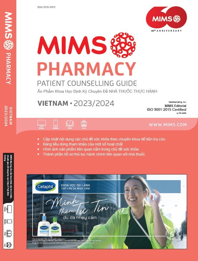 Sách -  Mims Pharmacy 2024 Ấn phẩm khoa học định kỳ nhà thuốc thực hành