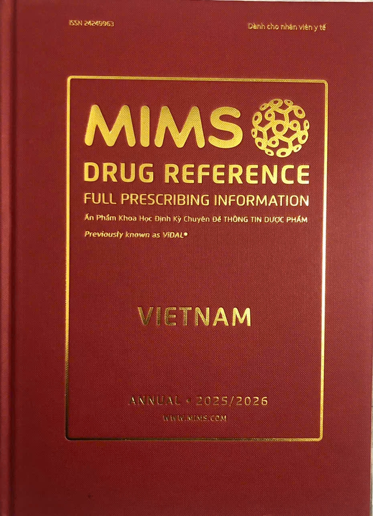 Sách - Mims (VIDAL) 2025/2026 Ấn phẩm Khoa học Định kỳ Chuyên đề Thông tin Dược phẩm