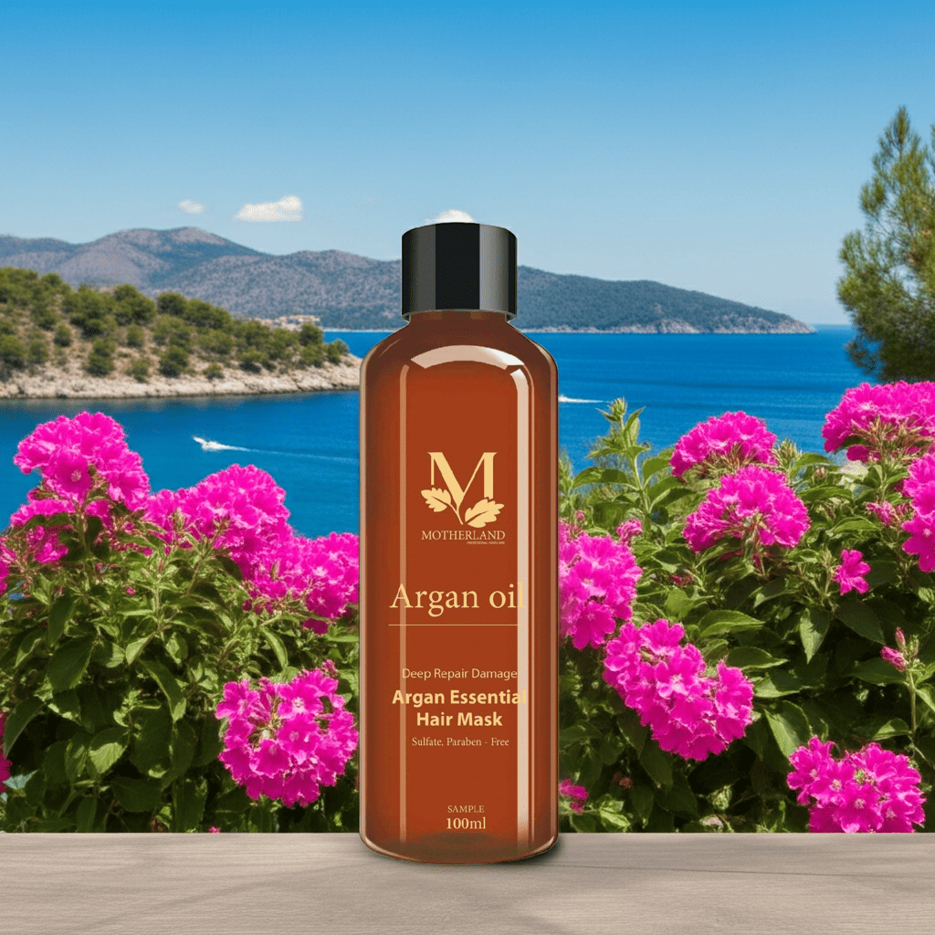 Dầu hấp Argan Motherland Essential Hair Mask | Phục Hồi Tái Tạo Cấu Trúc | Trẻ Hoá Tóc 100ml