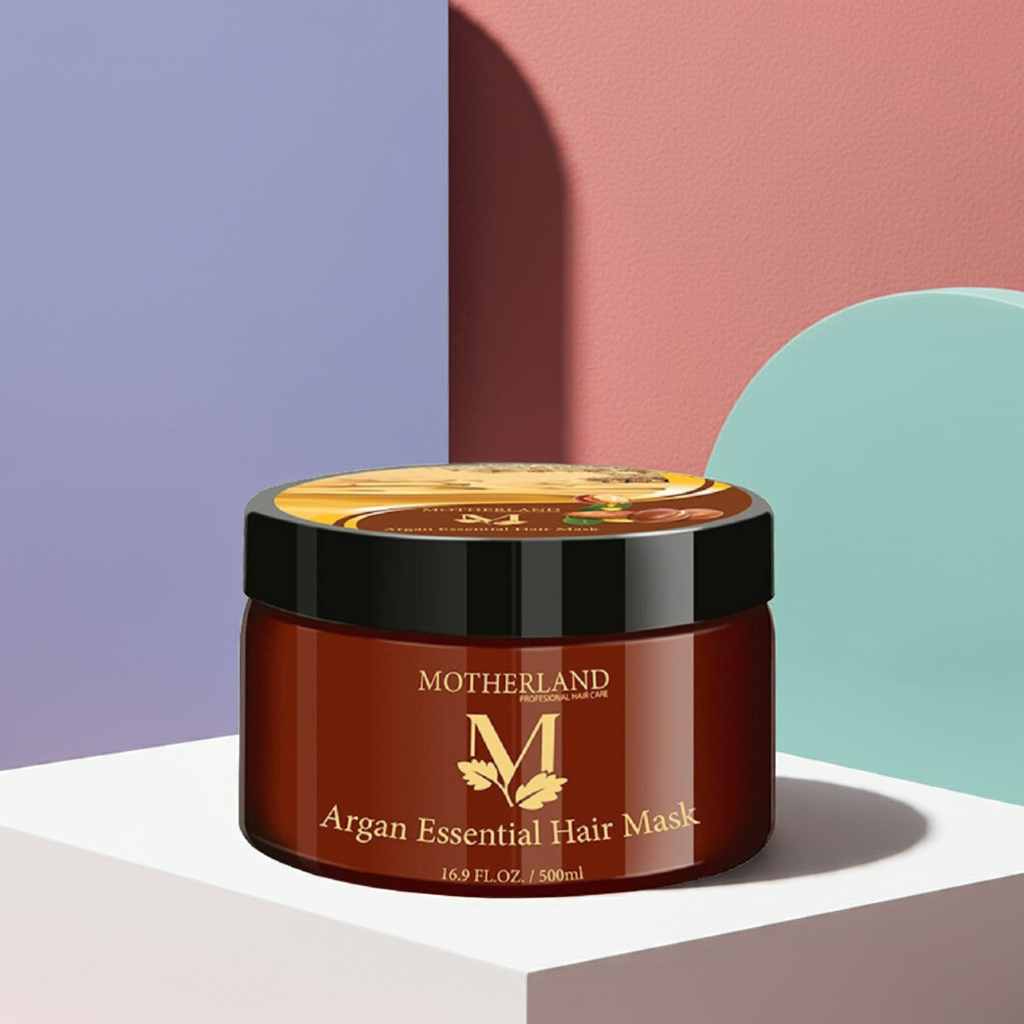 Dầu hấp Argan Motherland Essential Hair Mask | Phục Hồi Tái Tạo Cấu Trúc | Trẻ Hoá Tóc 500ml