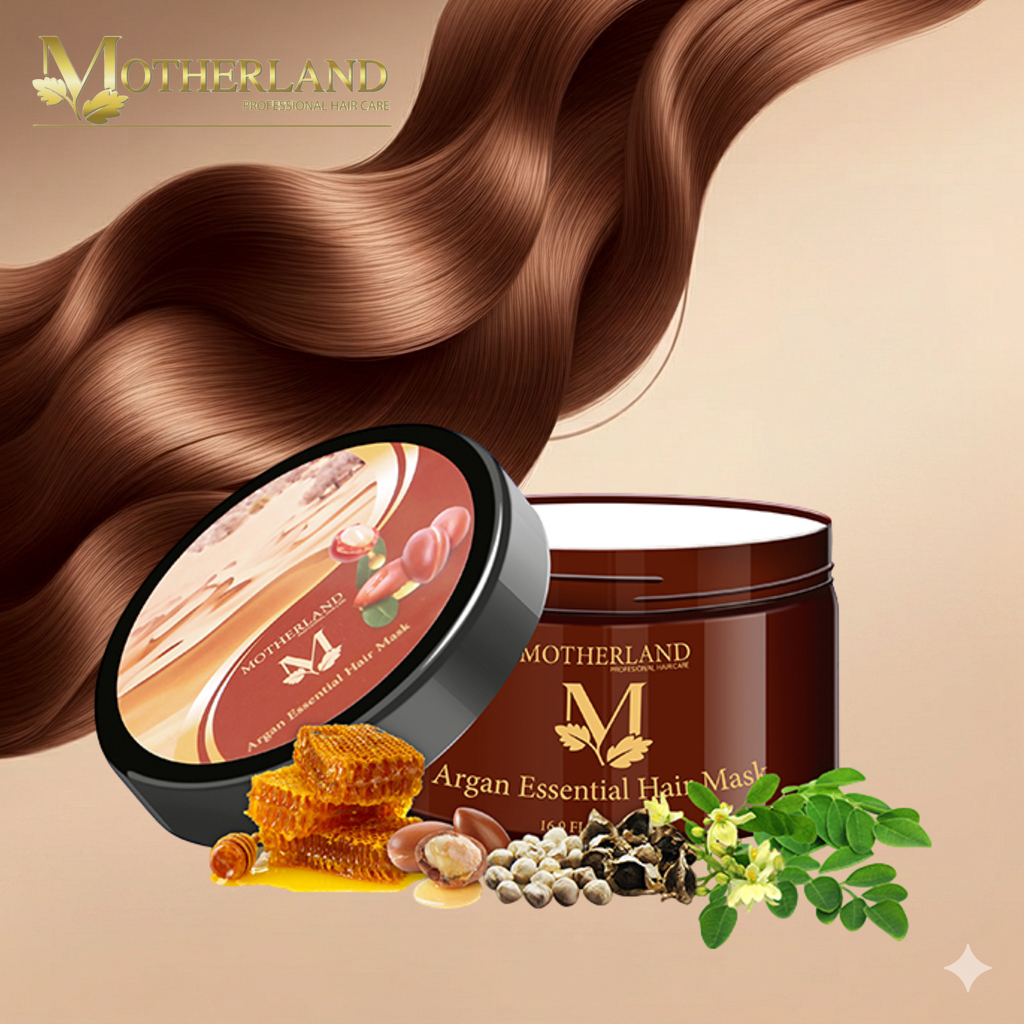 Dầu hấp Motherland Argan Esenntial Hair Mask 500ml
