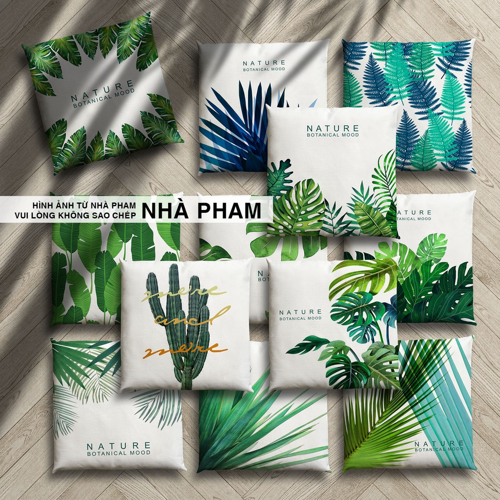ĐỆM VUÔNG BOTANICAL - HÌNH 34