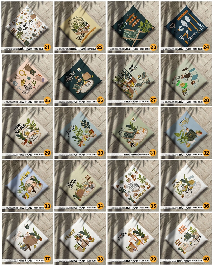 ĐỆM VUÔNG COZY HOME - HÌNH 24