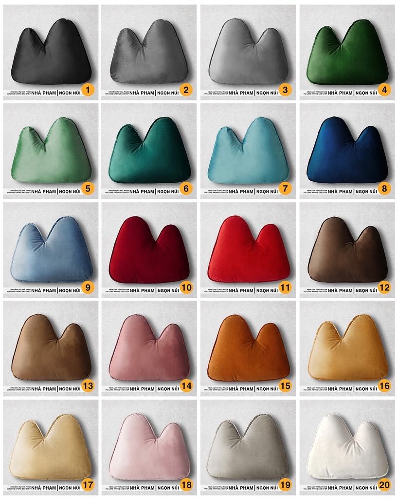 GỐI SOFA HÌNH NGỌN NÚI - MÀU 03
