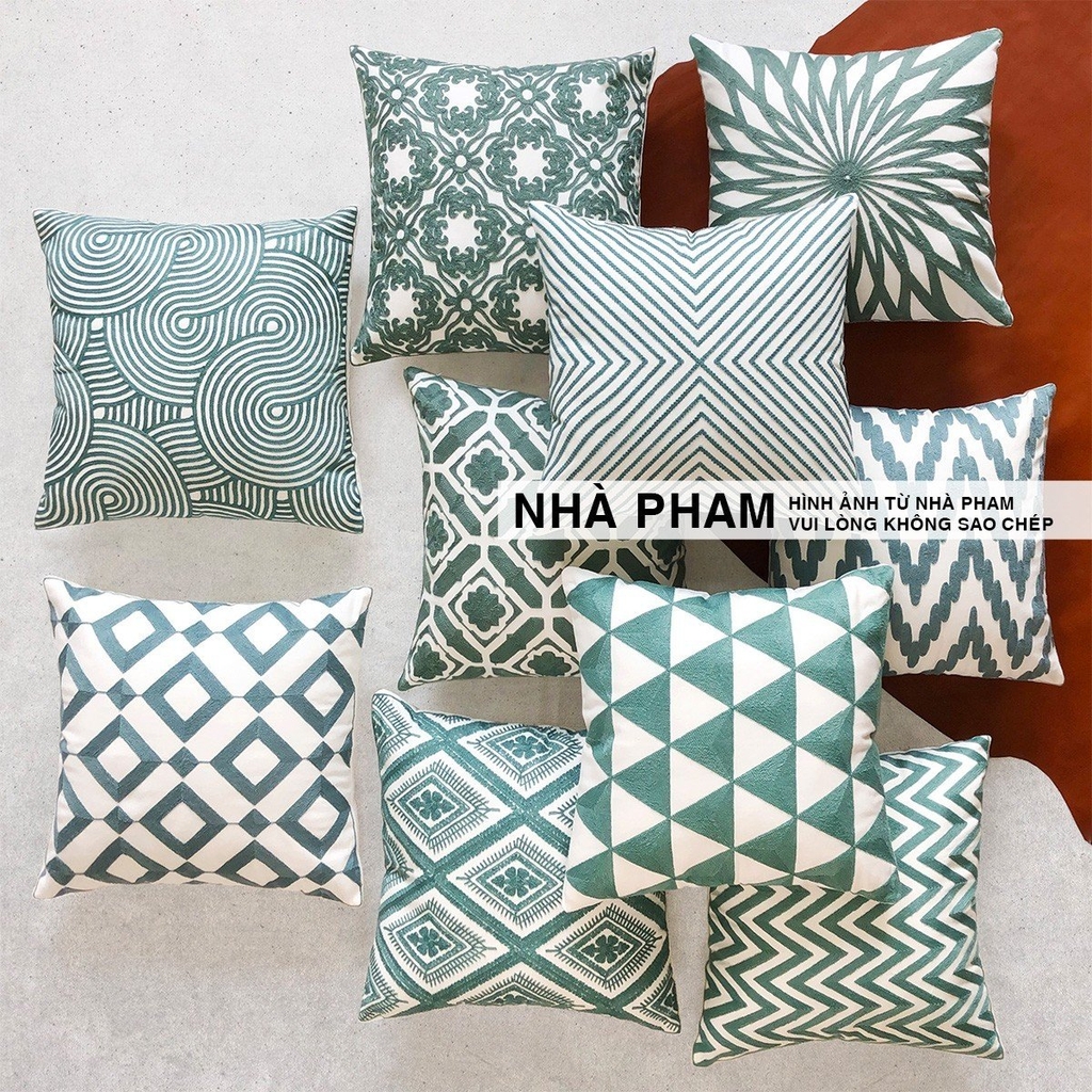 VỎ GỐI SOFA EMBROIDER - HÌNH 02