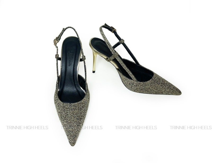 Souvenir Slingback Tweed 09cm