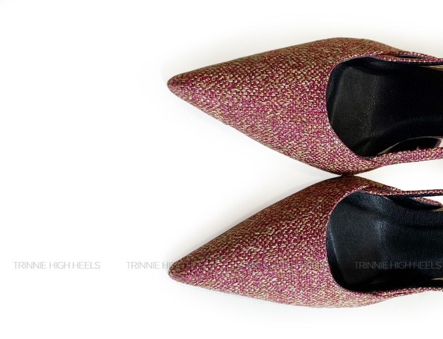 Souvenir Slingback Tweed 09cm