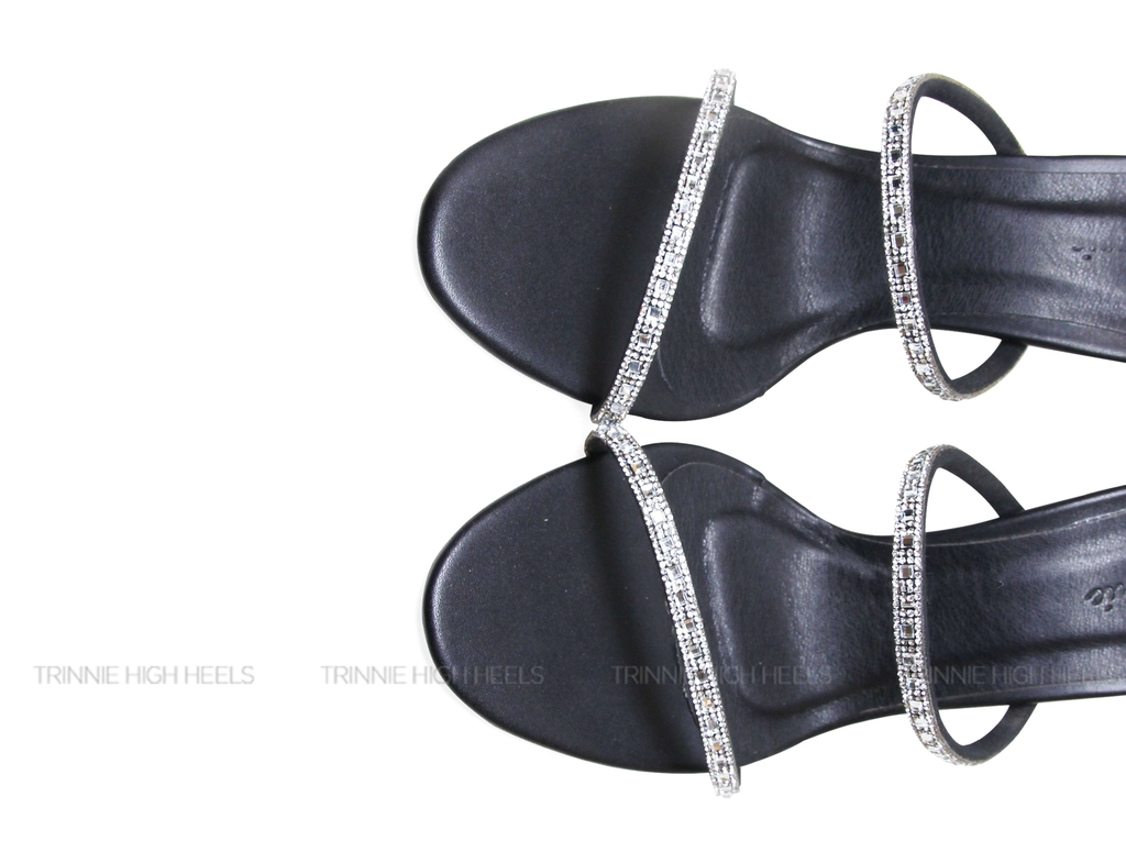 Souvenir sandal đá vuông đen