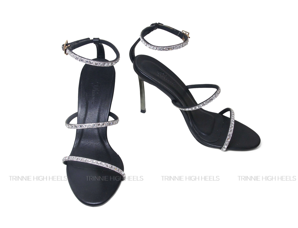 Souvenir sandal đá vuông đen