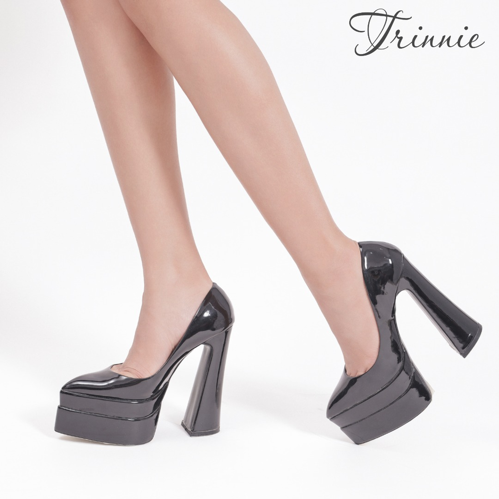 Eva sandal đúp mũi nhọn 2 đúp pu 15cm